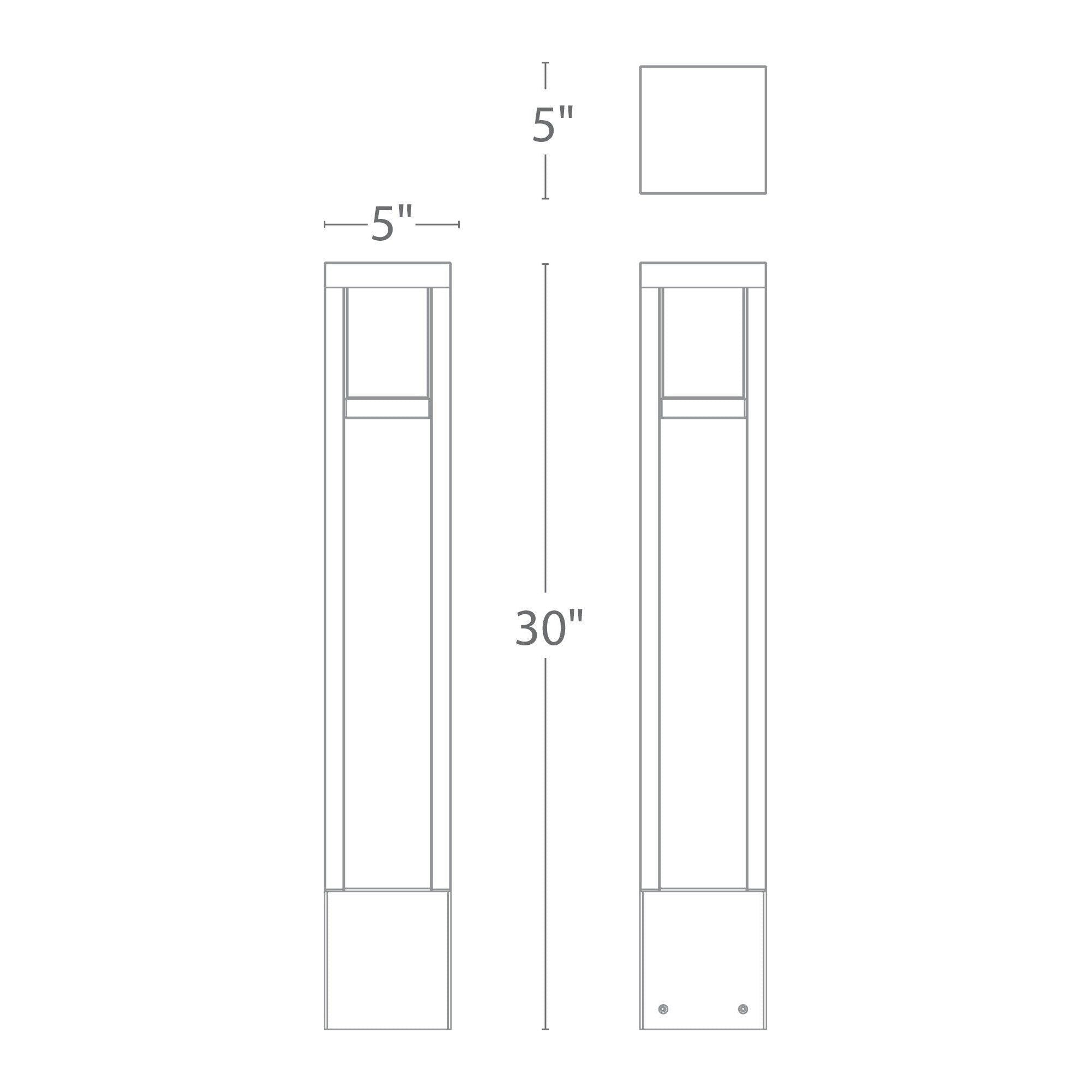 WAC Lighting - Tower LED 12V Bollard Light - Lights Canada