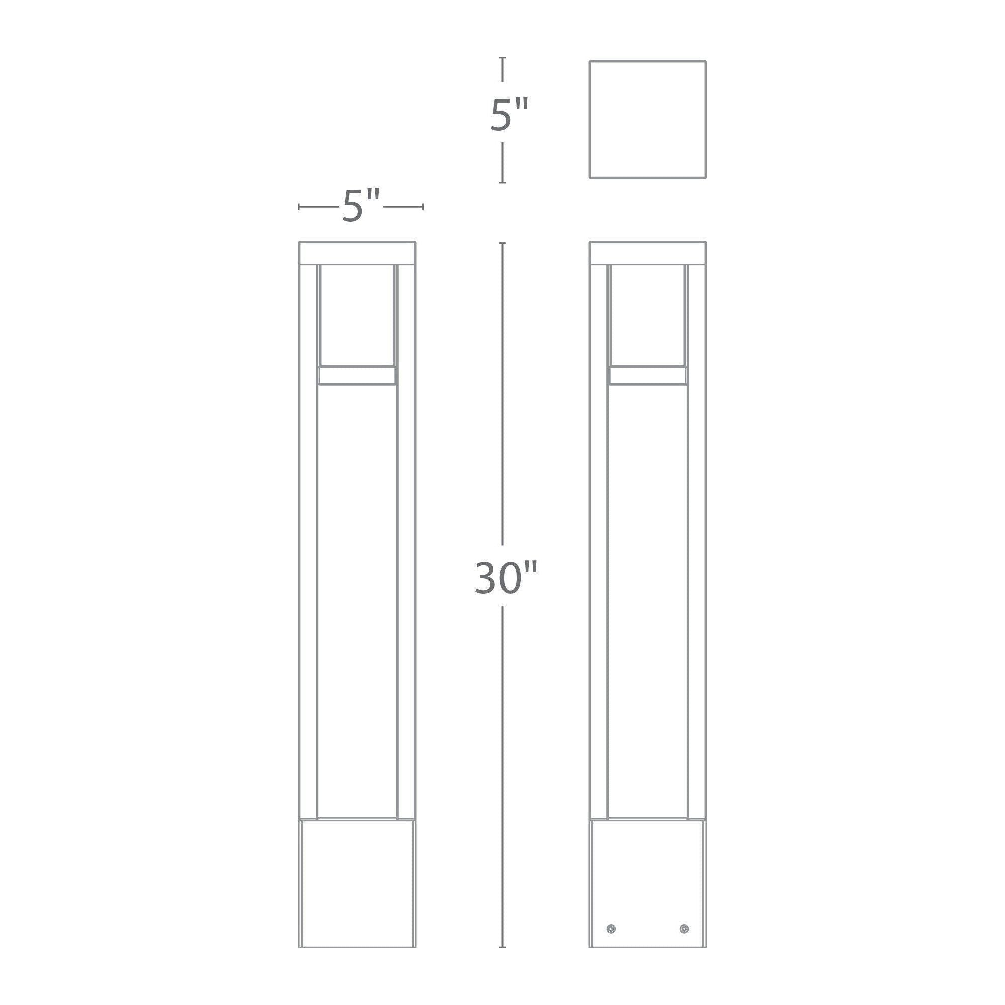 WAC Lighting - Tower LED 120V Bollard Light - Lights Canada