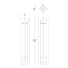 WAC Lighting - Chamber LED 120V Bollard Light - Lights Canada