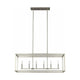 Generation Lighting - Moffet Street 6-Light Linear Suspension (with Bulbs) - Lights Canada