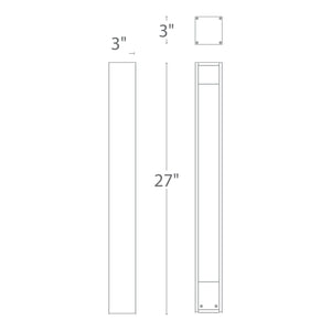 WAC Lighting - Gate LED 12V Bollard Light - Lights Canada