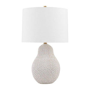 Troy - Crater 1-Light Table Lamp - Lights Canada