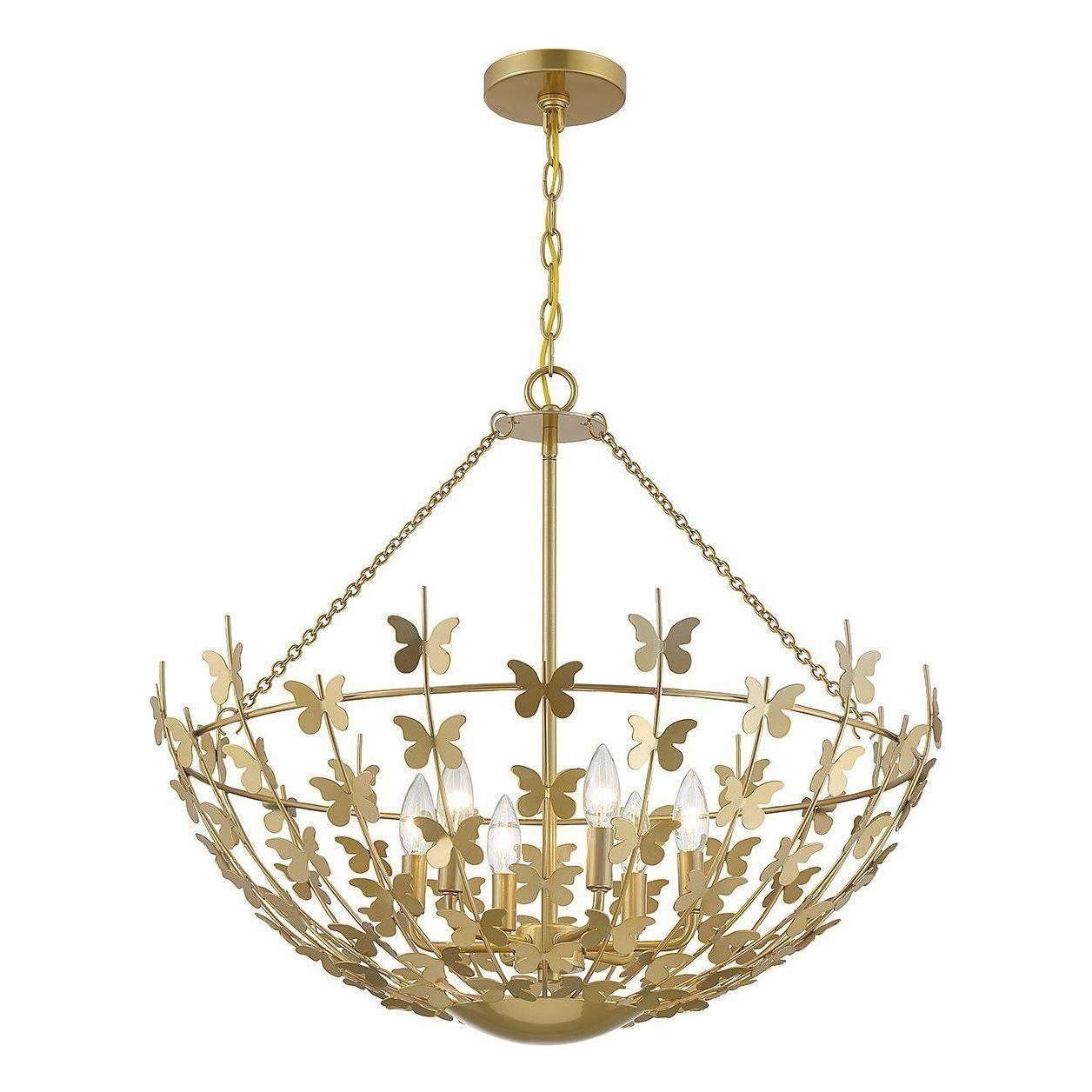 Savoy House - Birch 6-Light Pendant - Lights Canada