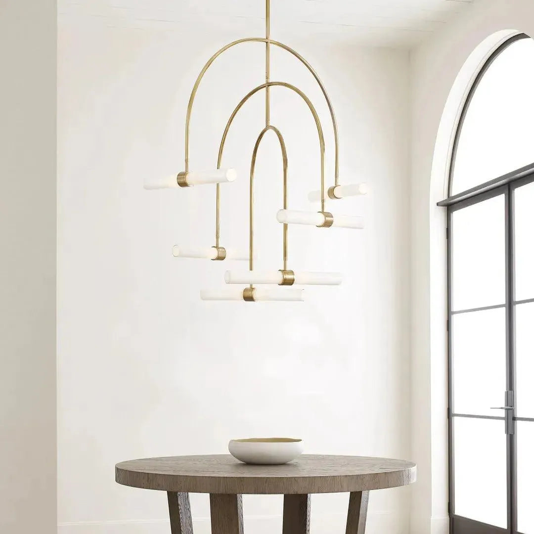 Visual Comfort Modern Collection - Calumn 6-Light Chandelier - Lights Canada