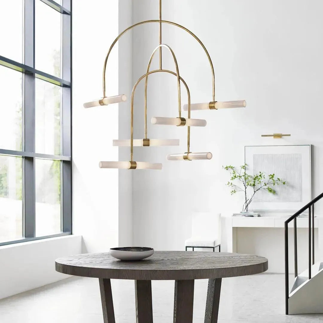 Visual Comfort Modern Collection - Calumn 6-Light Chandelier - Lights Canada