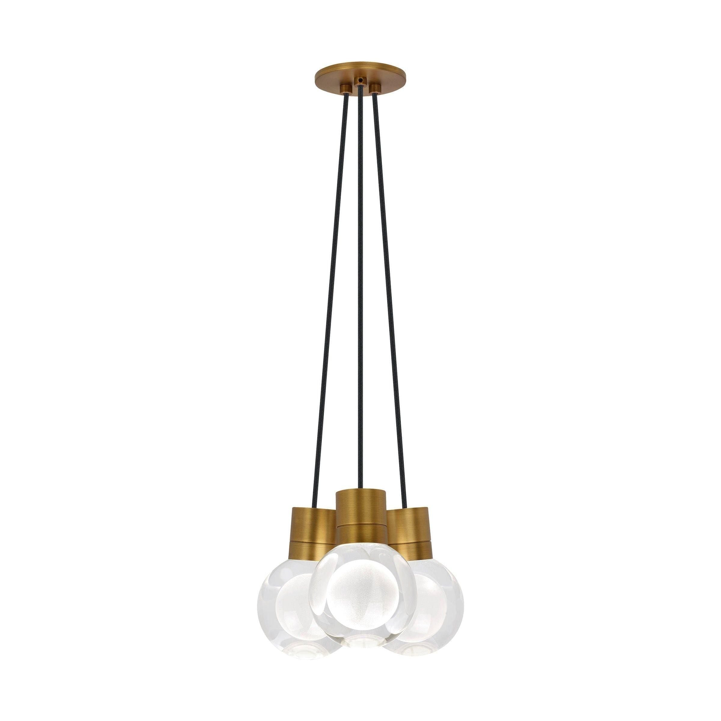 Visual Comfort Modern Collection - Mina 3-Light Pendant - Lights Canada