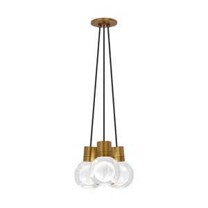 Visual Comfort Modern Collection - Mina 3-Light Pendant - Lights Canada