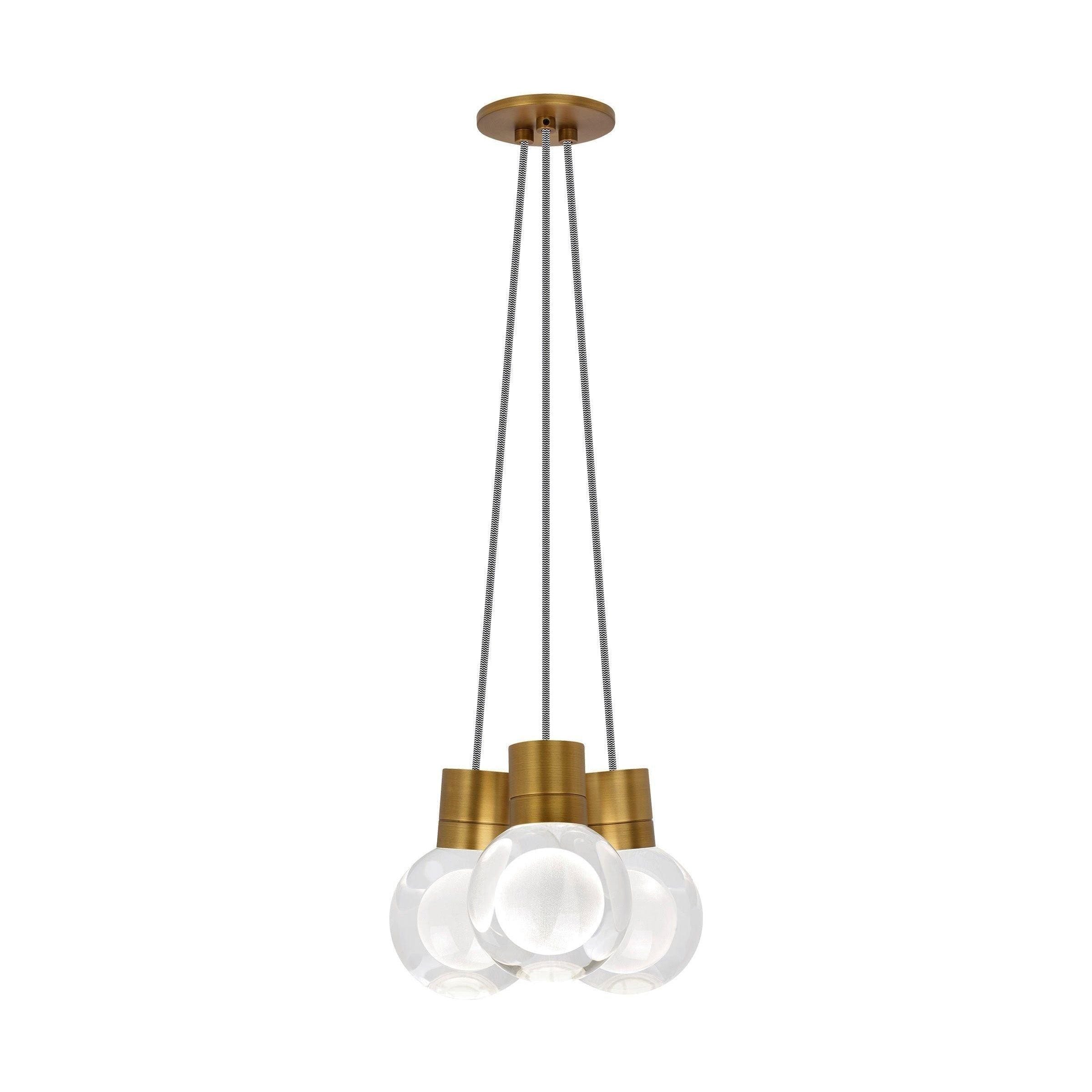 Visual Comfort Modern Collection - Mina 3-Light Pendant - Lights Canada