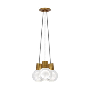 Visual Comfort Modern Collection - Mina 3-Light Pendant - Lights Canada