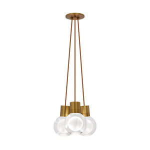 Visual Comfort Modern Collection - Mina 3-Light Pendant - Lights Canada