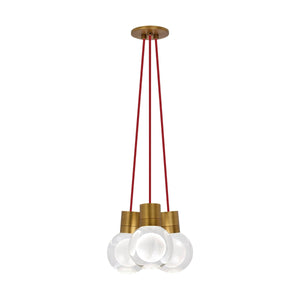 Visual Comfort Modern Collection - Mina 3-Light Pendant - Lights Canada