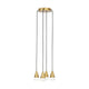 Visual Comfort Modern Collection - Cupola 4 Light Chandelier - Lights Canada