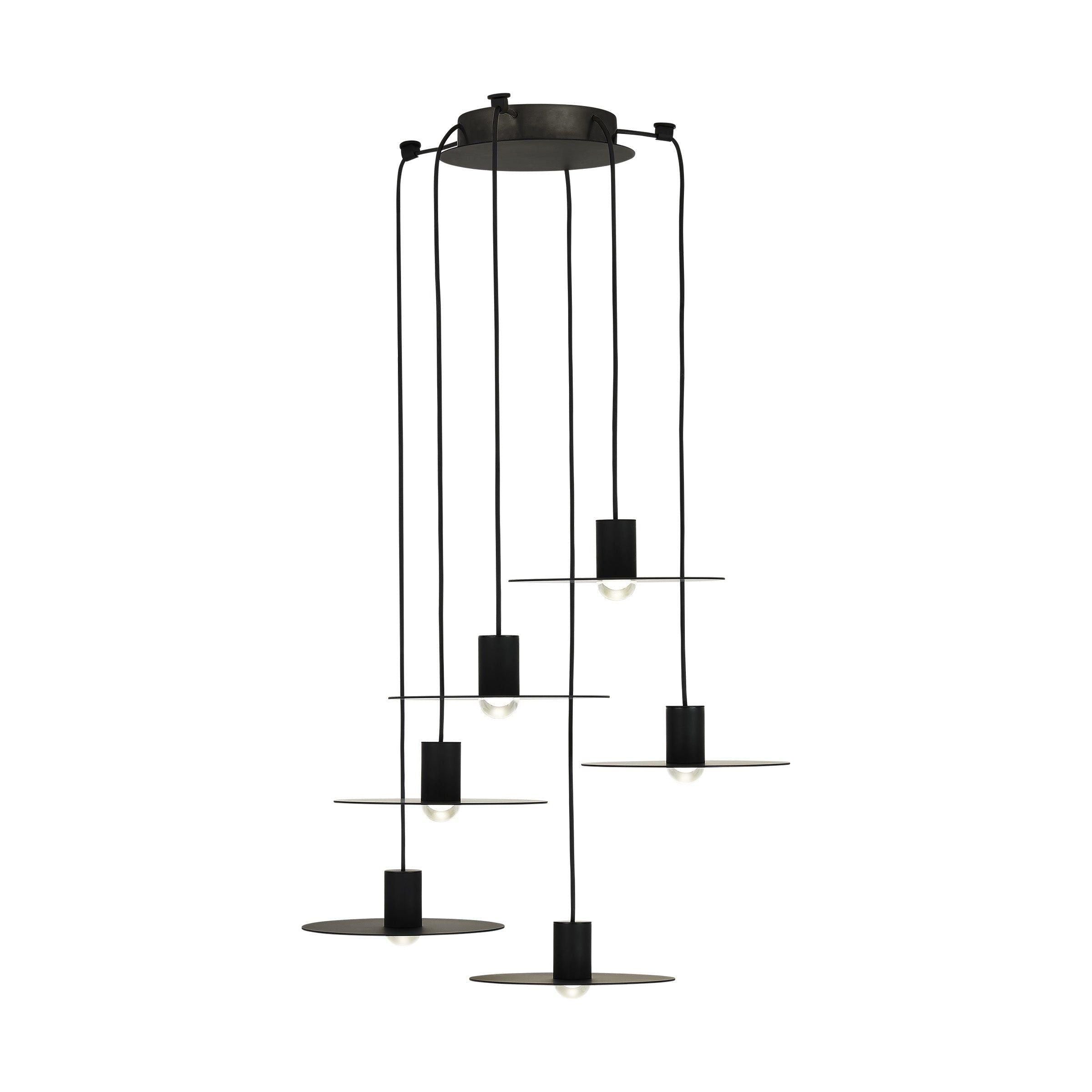 Visual Comfort Modern Collection - Eaves 6 Light Chandelier - Lights Canada