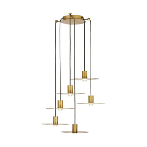 Visual Comfort Modern Collection - Eaves 6 Light Chandelier - Lights Canada