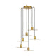 Visual Comfort Modern Collection - Eaves 6 Light Chandelier - Lights Canada