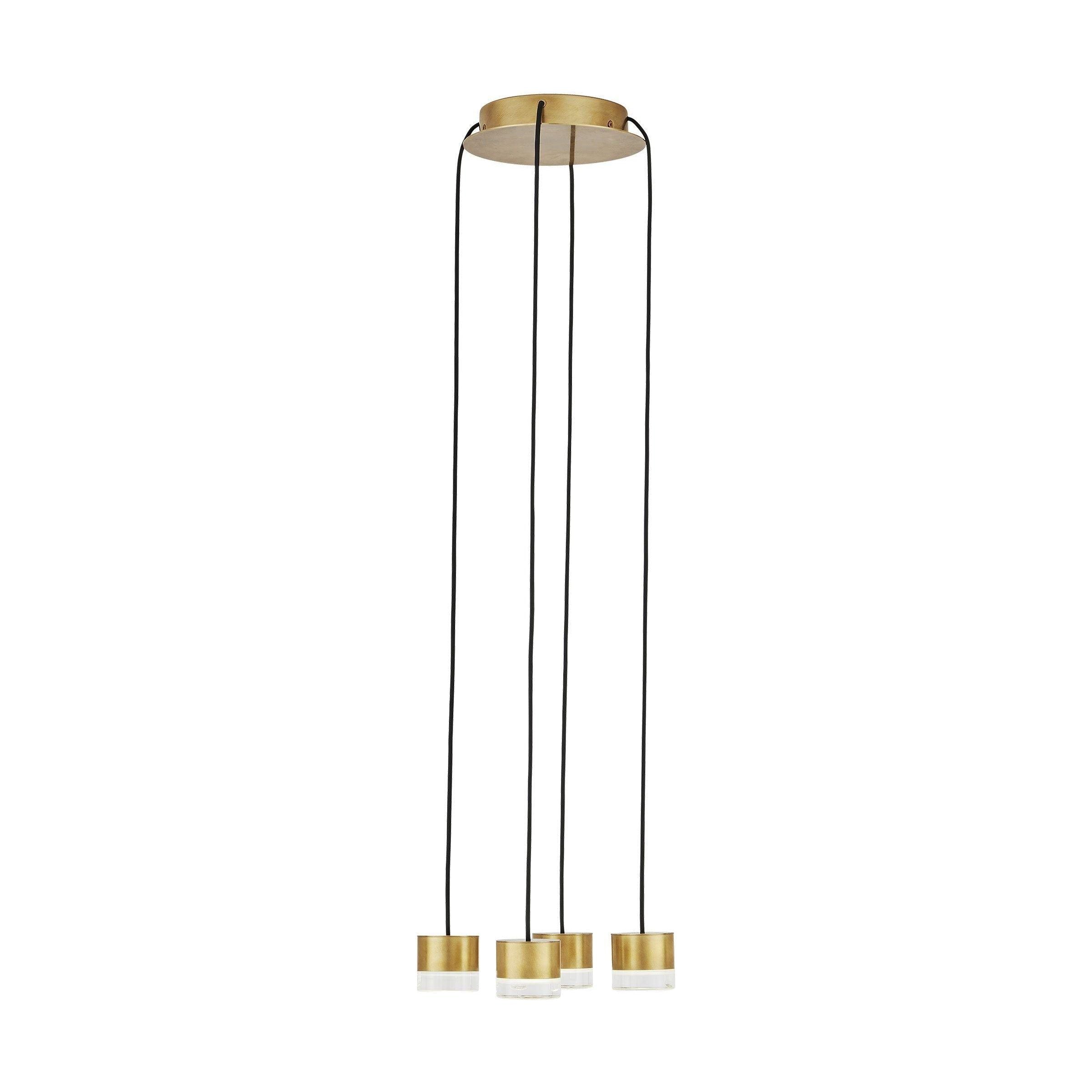 Visual Comfort Modern Collection - Gable 4 Light Chandelier - Lights Canada