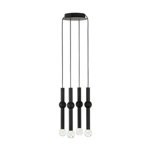 Visual Comfort Modern Collection - Guyed 4 Light Chandelier - Lights Canada