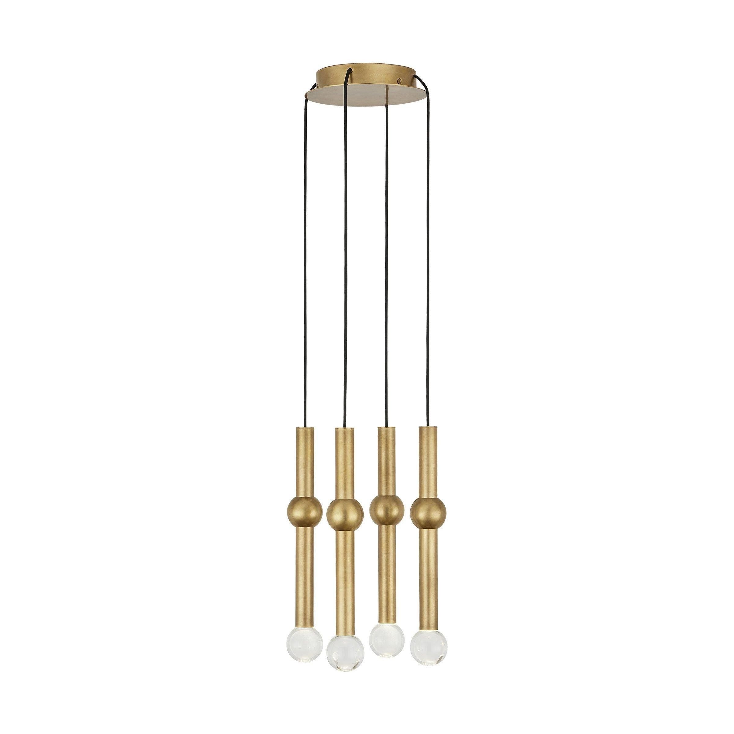 Visual Comfort Modern Collection - Guyed 4 Light Chandelier - Lights Canada