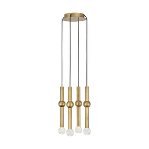 Visual Comfort Modern Collection - Guyed 4 Light Chandelier - Lights Canada