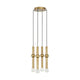 Visual Comfort Modern Collection - Guyed 4 Light Chandelier - Lights Canada