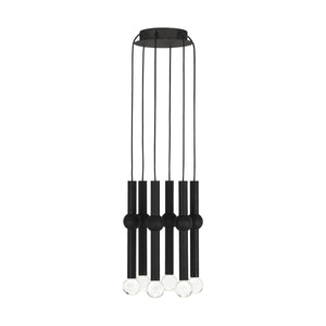 Visual Comfort Modern Collection - Guyed 6 Light Chandelier - Lights Canada