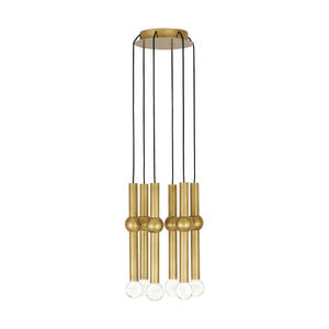 Visual Comfort Modern Collection - Guyed 6 Light Chandelier - Lights Canada