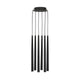 Visual Comfort Modern Collection - Pylon 6 Light Chandelier - Lights Canada