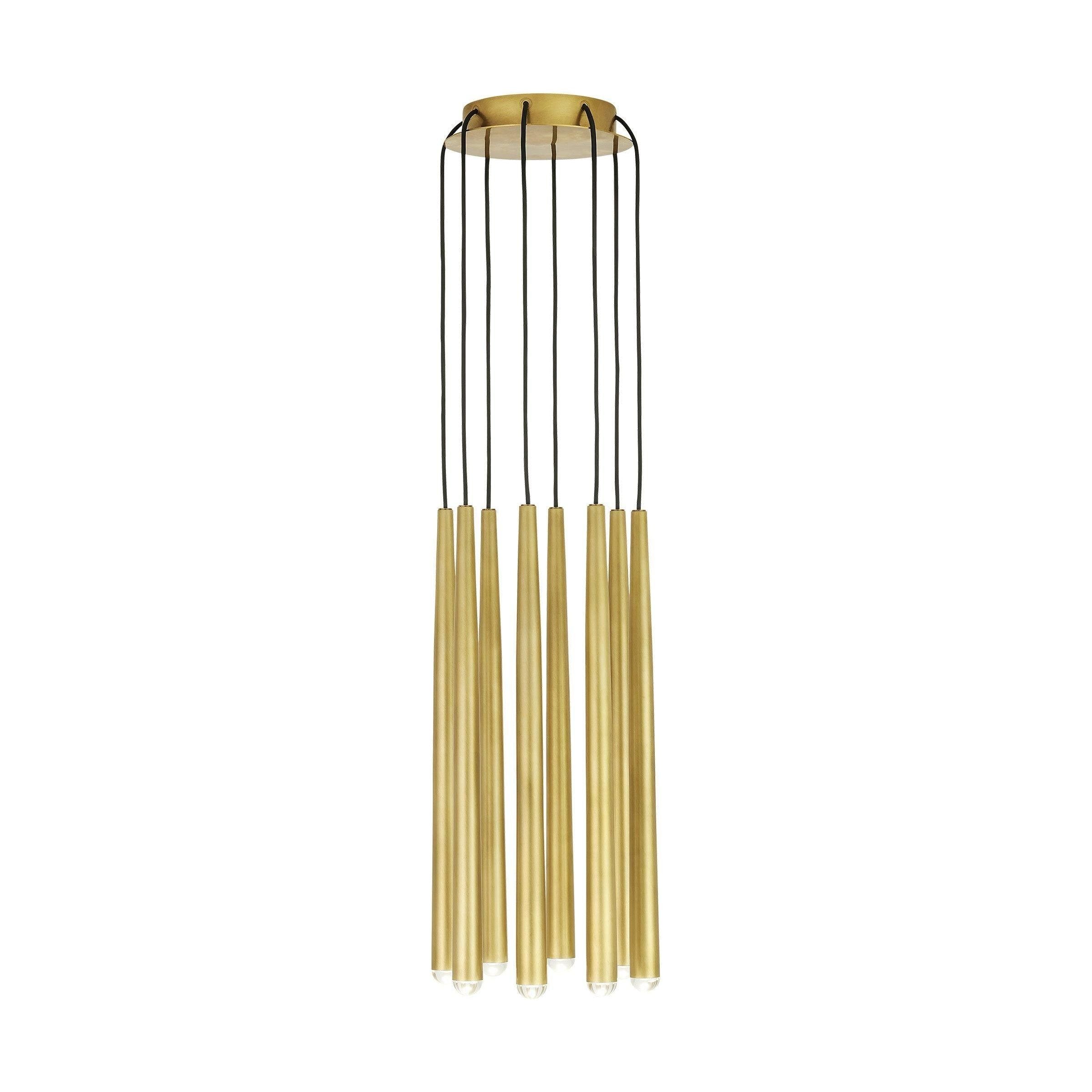 Visual Comfort Modern Collection - Pylon 8 Light Chandelier - Lights Canada