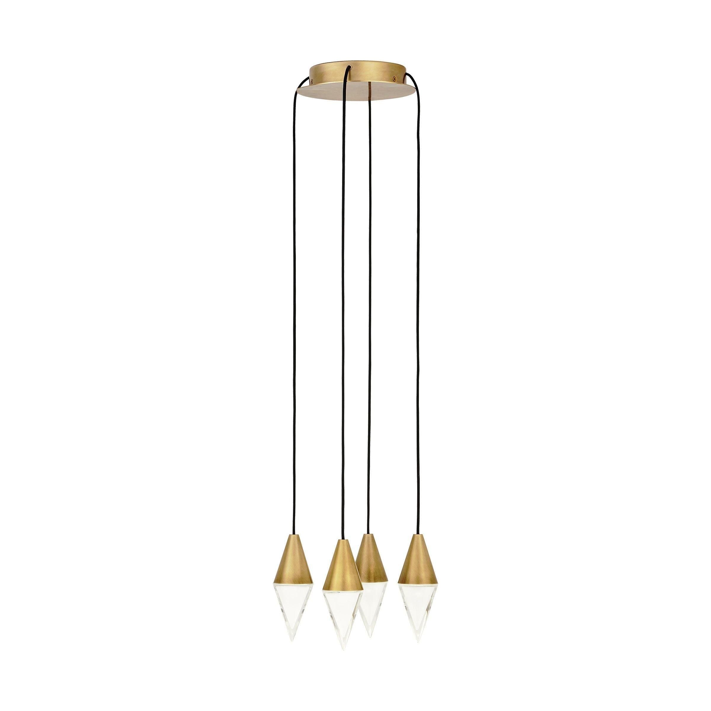 Visual Comfort Modern Collection - Turret 4 Light Chandelier - Lights Canada