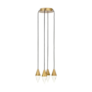 Visual Comfort Modern Collection - Turret 4 Light Chandelier - Lights Canada