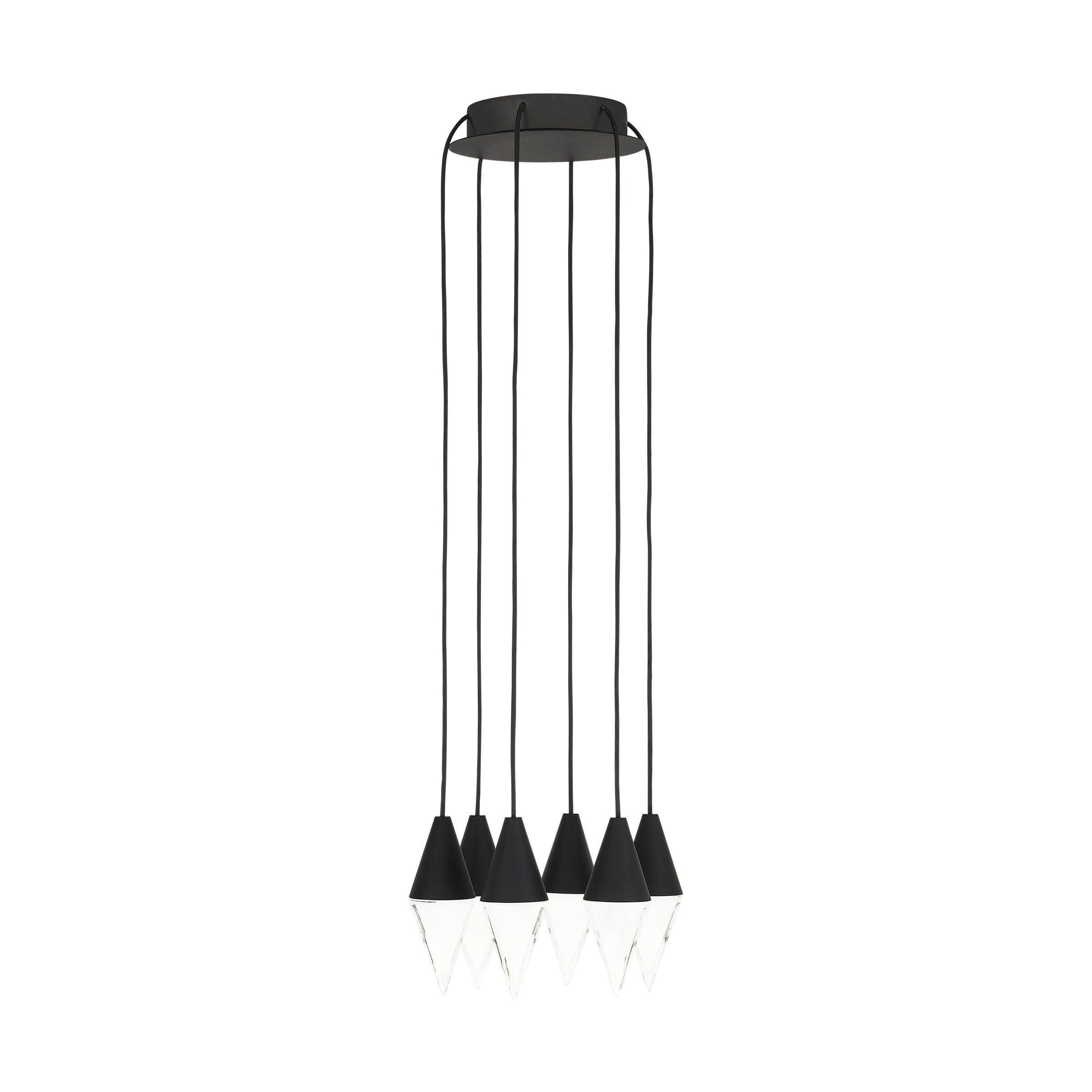 Visual Comfort Modern Collection - Turret 6 Light Chandelier - Lights Canada