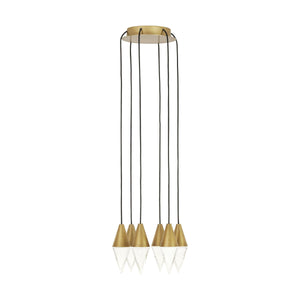 Visual Comfort Modern Collection - Turret 6 Light Chandelier - Lights Canada