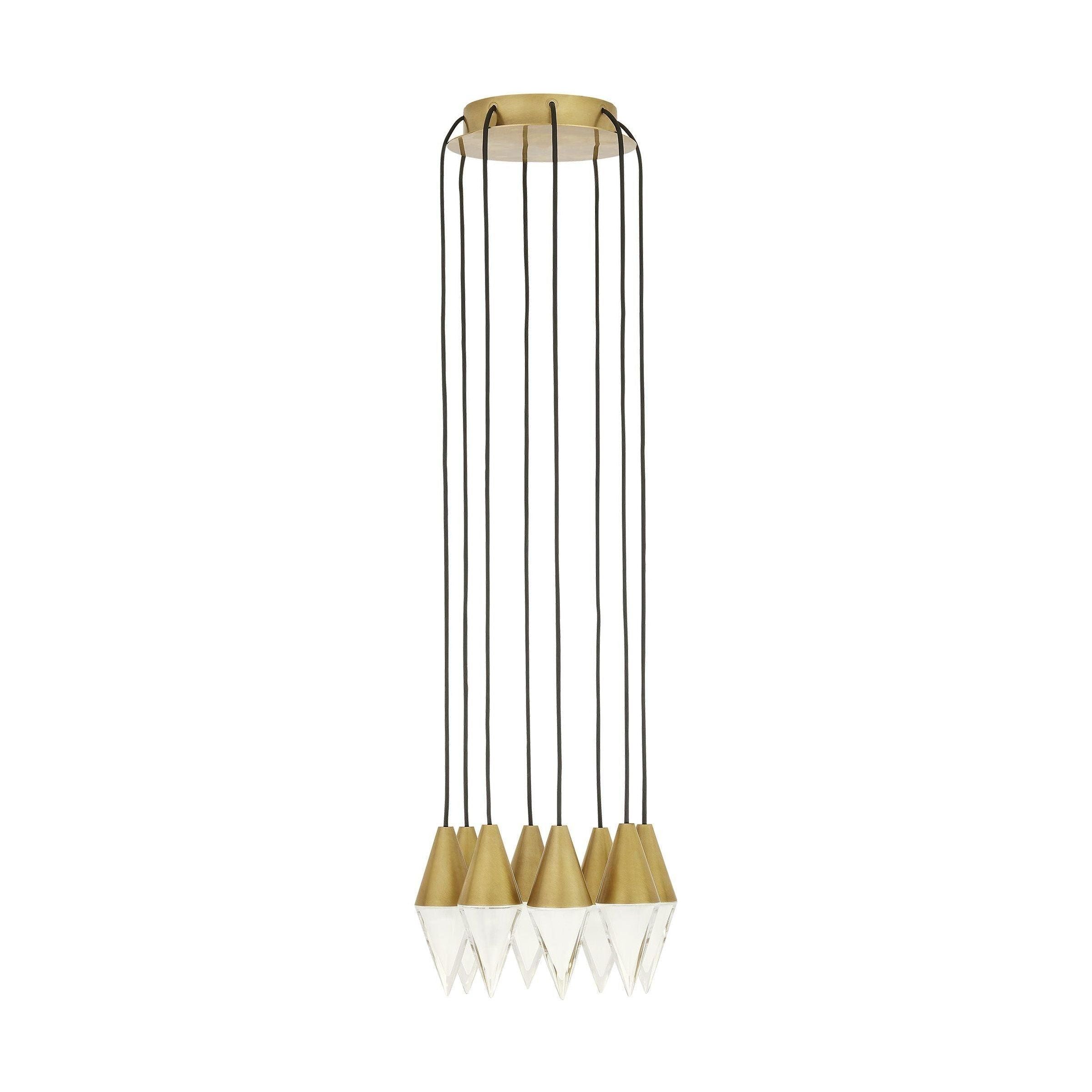 Visual Comfort Modern Collection - Turret 8 Light Chandelier - Lights Canada