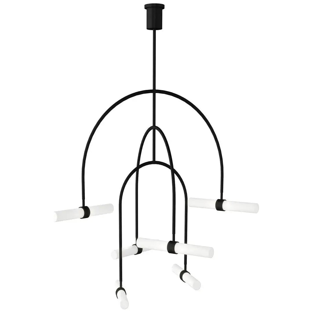 Visual Comfort Modern Collection - Calumn 6-Light Chandelier - Lights Canada