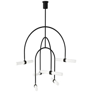 Visual Comfort Modern Collection - Calumn 6-Light Chandelier - Lights Canada