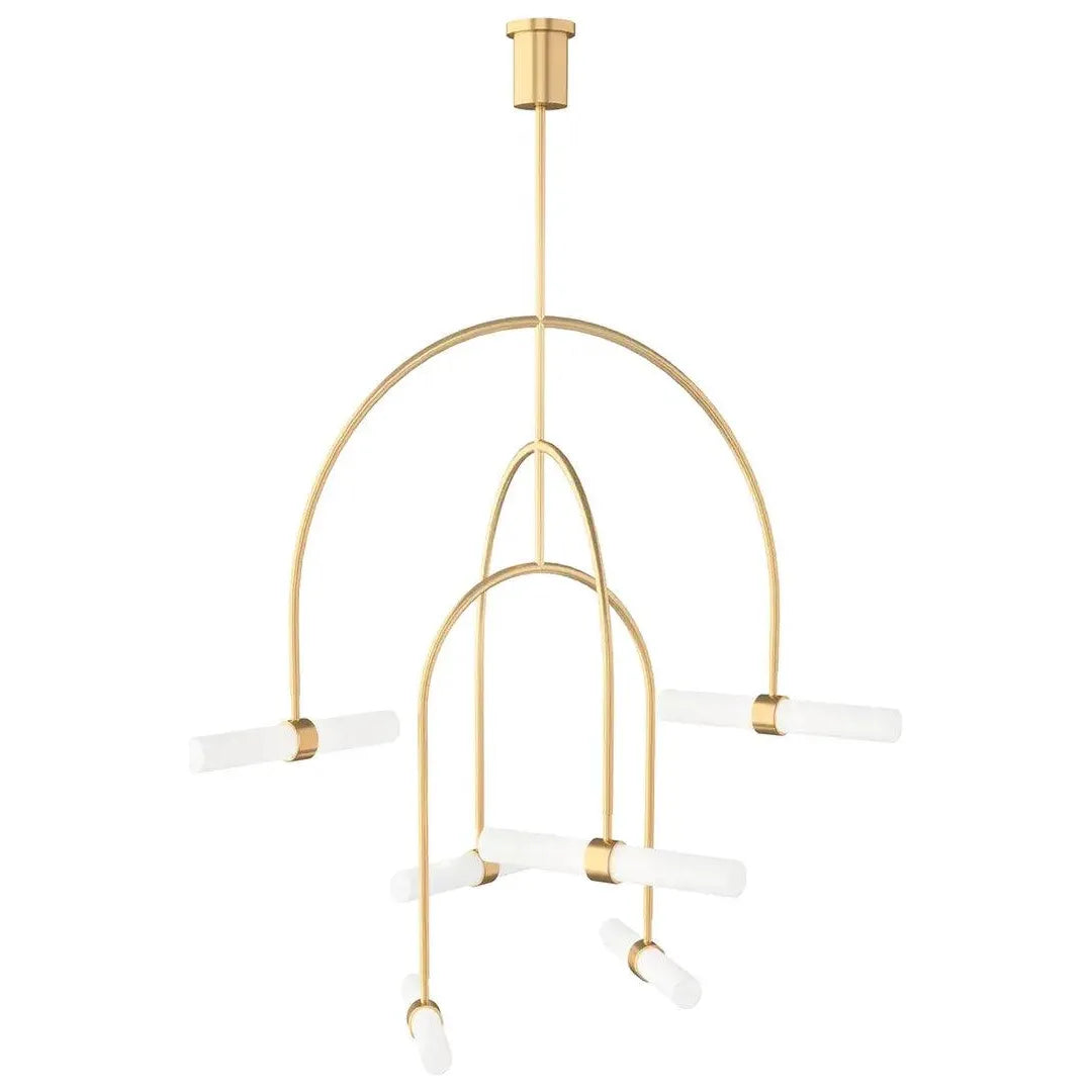 Visual Comfort Modern Collection - Calumn 6-Light Chandelier - Lights Canada