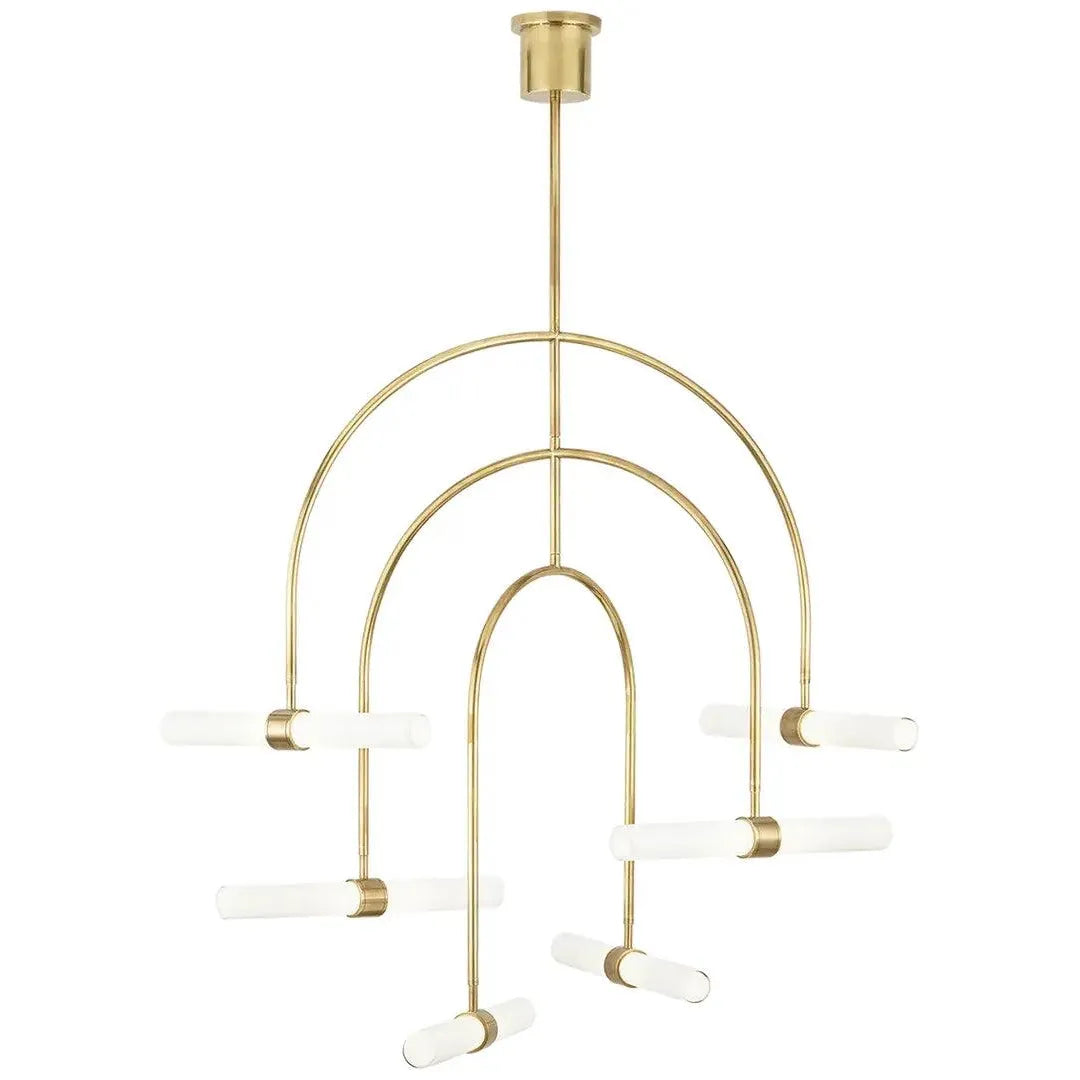 Visual Comfort Modern Collection - Calumn 6-Light Chandelier - Lights Canada