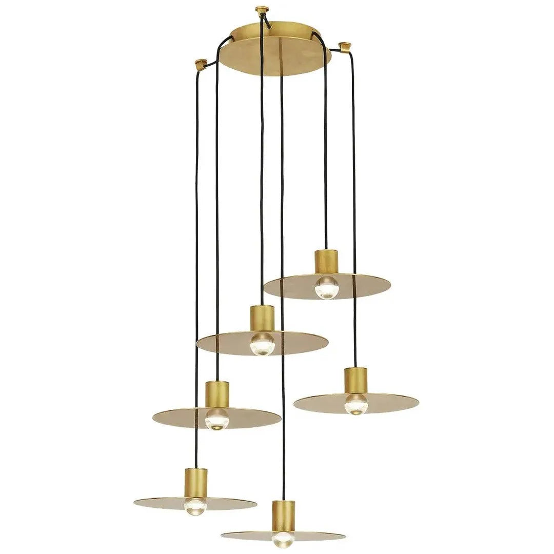 Visual Comfort Modern Collection - Eaves 6 Light Chandelier - Lights Canada