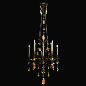 Fine Art Handcrafted Lighting - Encased Gems Chandelier - Lights Canada