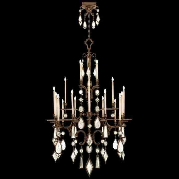 Fine Art Handcrafted Lighting - Encased Gems Chandelier - Lights Canada