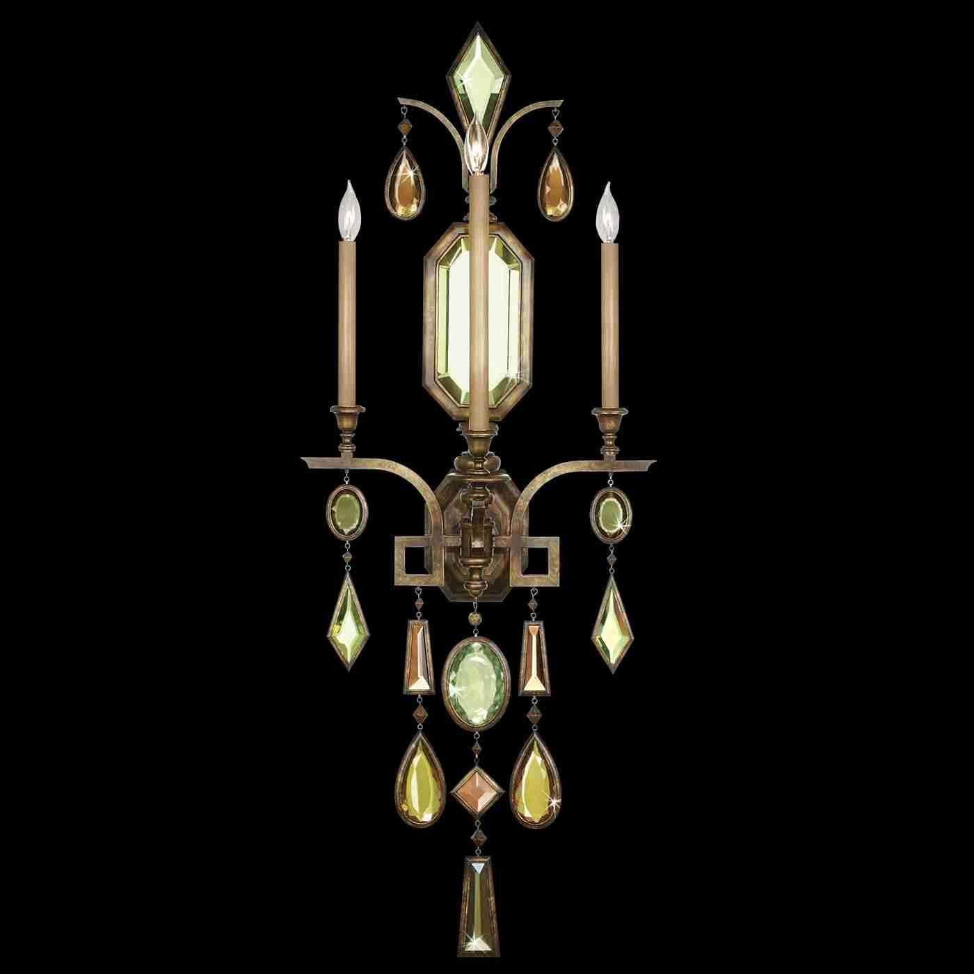 Fine Art Handcrafted Lighting - Encased Gems Sconce - Lights Canada