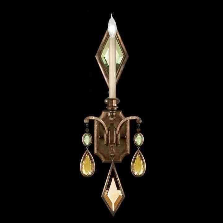Fine Art Handcrafted Lighting - Encased Gems Sconce - Lights Canada