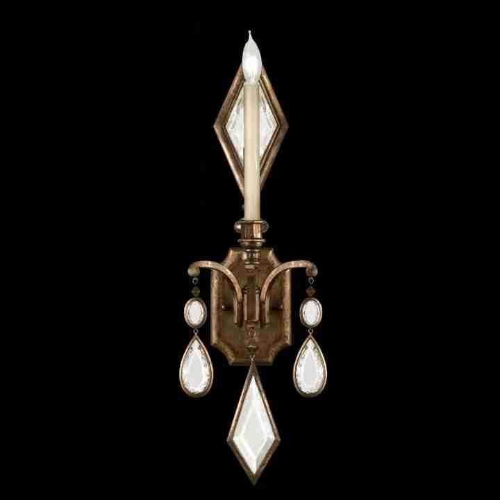 Fine Art Handcrafted Lighting - Encased Gems Sconce - Lights Canada