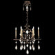 Fine Art Handcrafted Lighting - Encased Gems Chandelier - Lights Canada