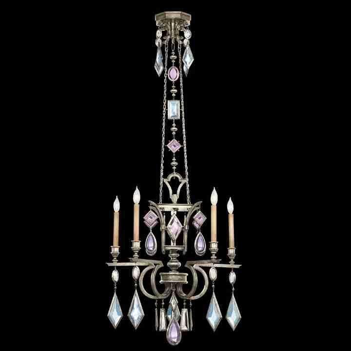Fine Art Handcrafted Lighting - Encased Gems Chandelier - Lights Canada