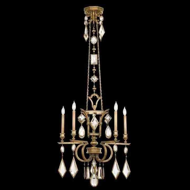 Fine Art Handcrafted Lighting - Encased Gems Chandelier - Lights Canada