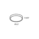 DALS - Slim Round Led Flush Mount - Lights Canada