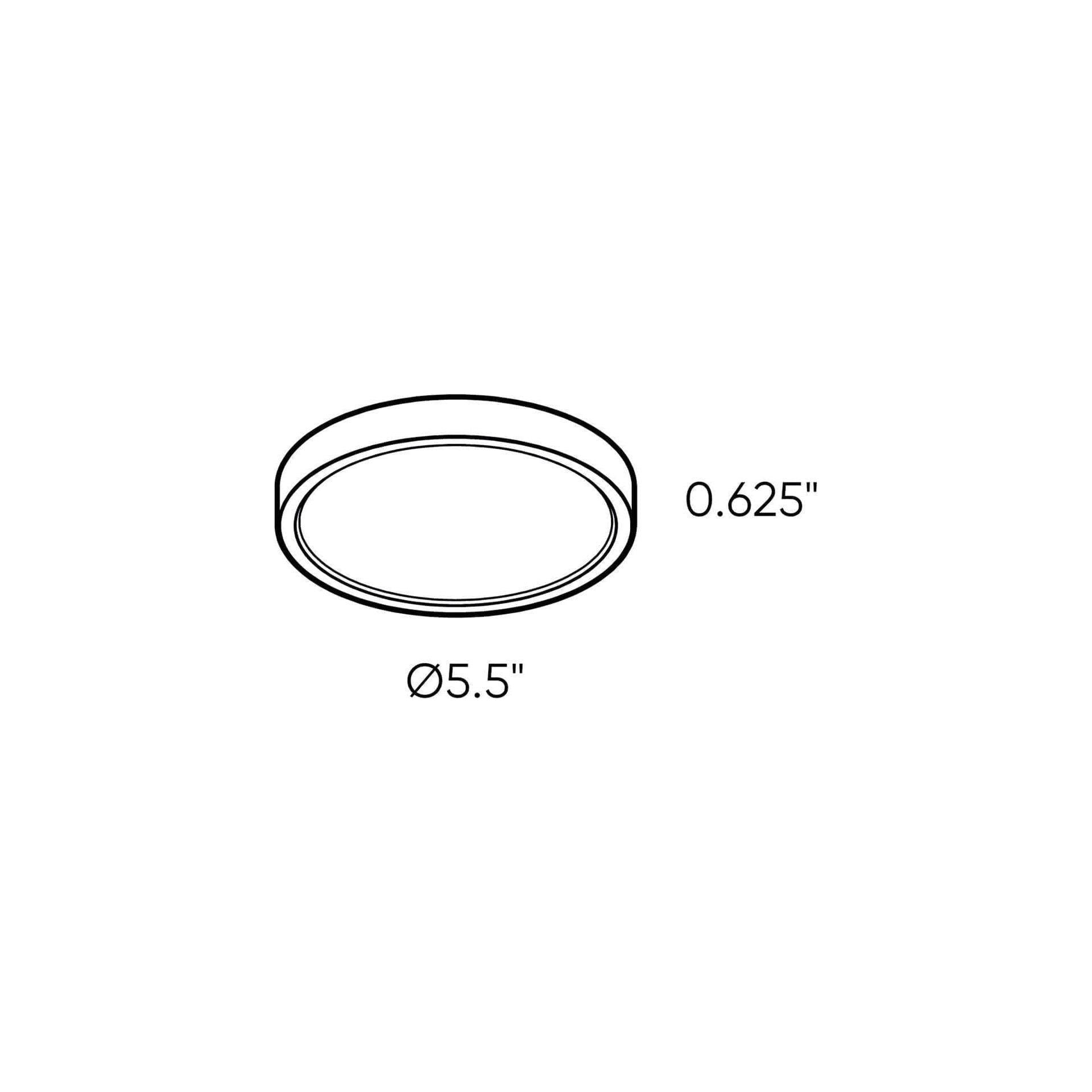 DALS - Slim Round Led Flush Mount - Lights Canada