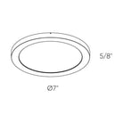 DALS - Slim Round Led Flush Mount - Lights Canada