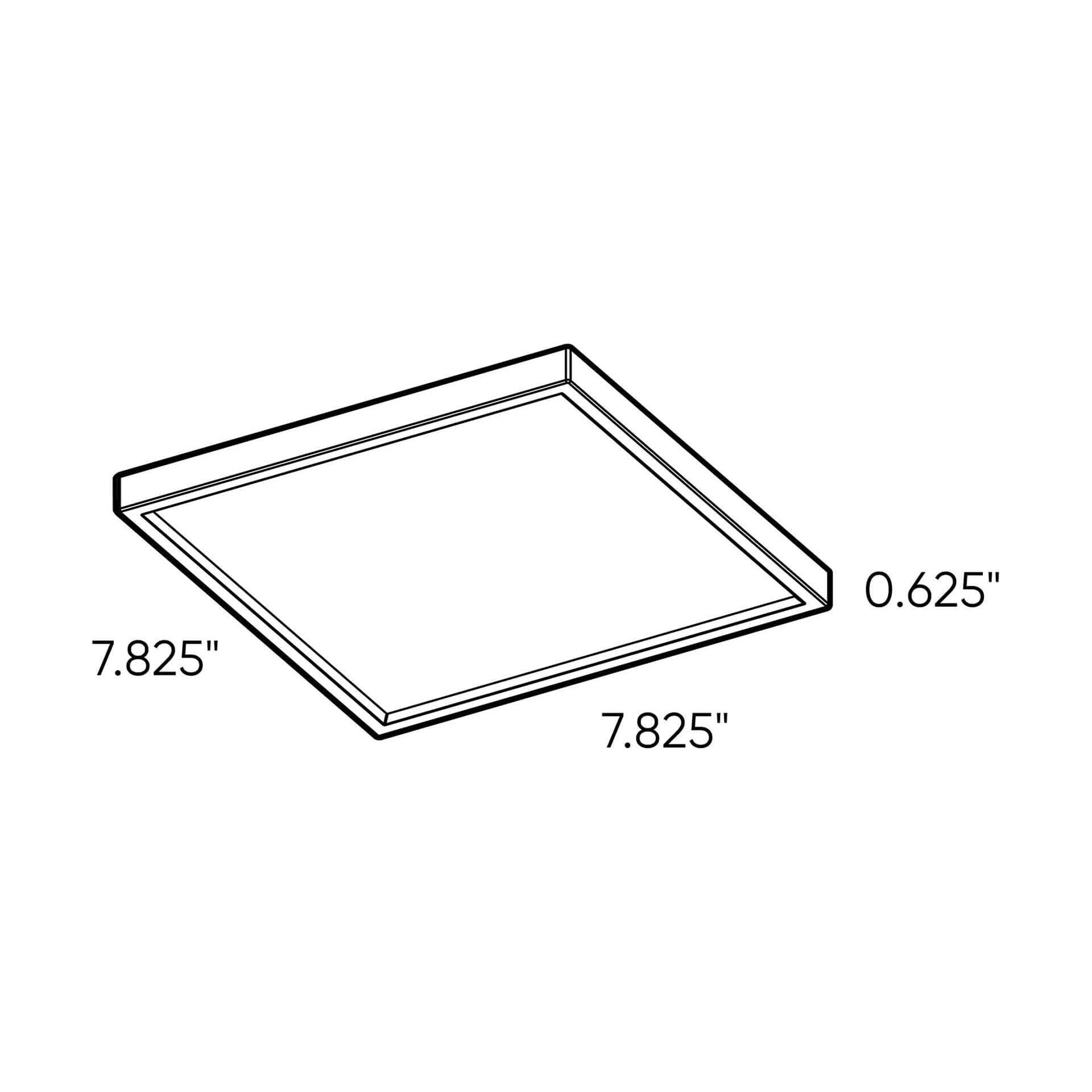 DALS - Slim Square Led Flush Mount - Lights Canada